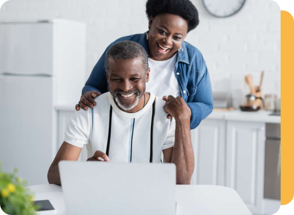 couple on computer